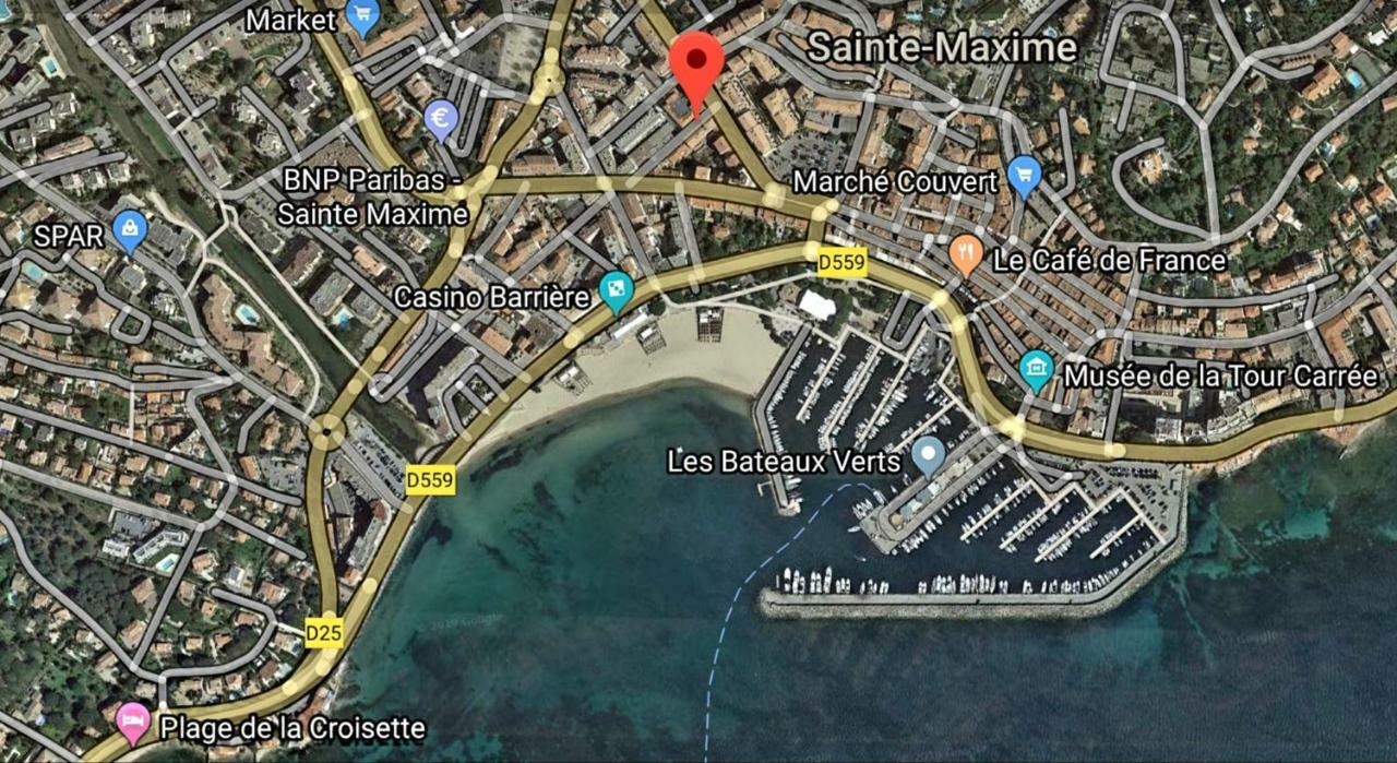 Perle Rare A 250M De La Plage ! Climatise Avec Parking, Balcon & Wifi Sainte-Maxime Buitenkant foto
